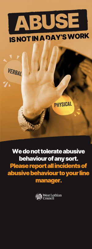 Abuse - Not in a days work banner